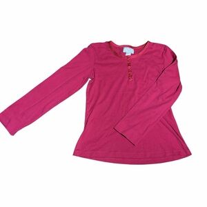 ✨ Vintage Oscar de la Renta Soft Pink Long Sleeve Top – Size Medium ✨